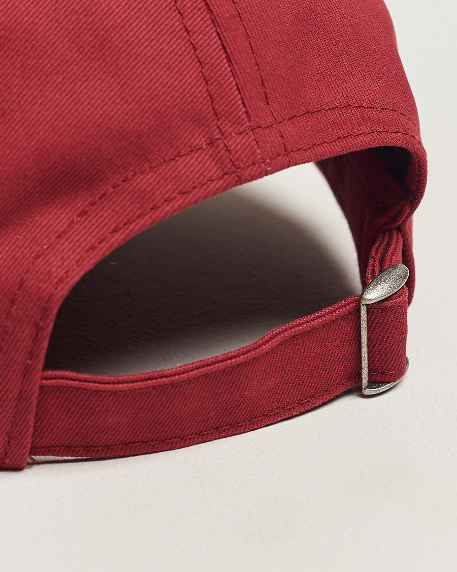 Homme | Drake's Morlaix Plombee 77 Baseball Cap Red | Drake's | Morlaix Plombee 77 Baseball Cap Red