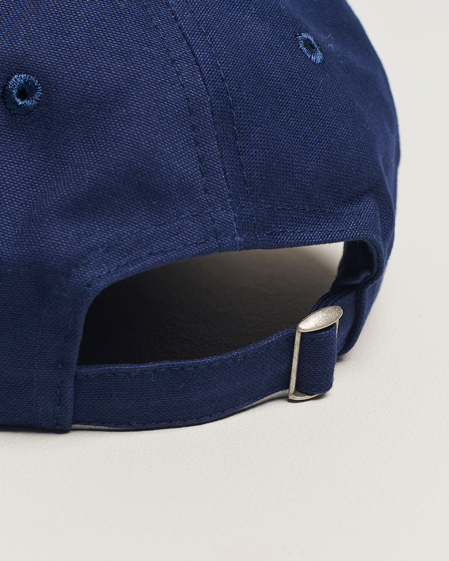 Homme | Drake's Madras D Aplique Baseball Cap Navy | Drake's | Madras D Aplique Baseball Cap Navy