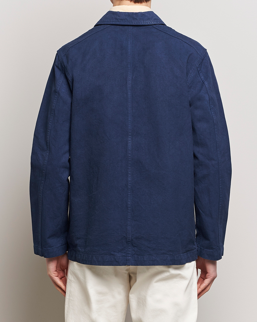 Homme | Manteaux Et Vestes | Drake's | Duck Cotton Canvas Shore Jacket Navy
