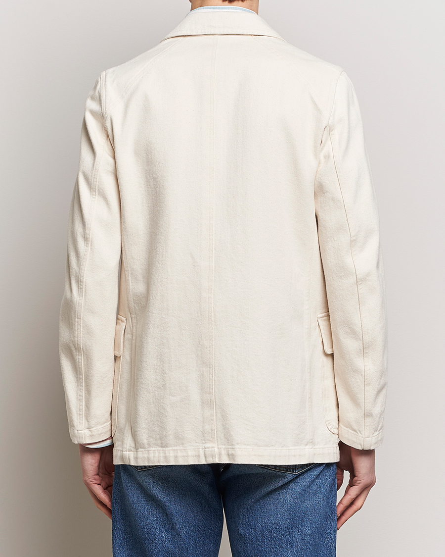 Homme | Blazers | Drake's | MKIV Denim Games Blazer Ecru