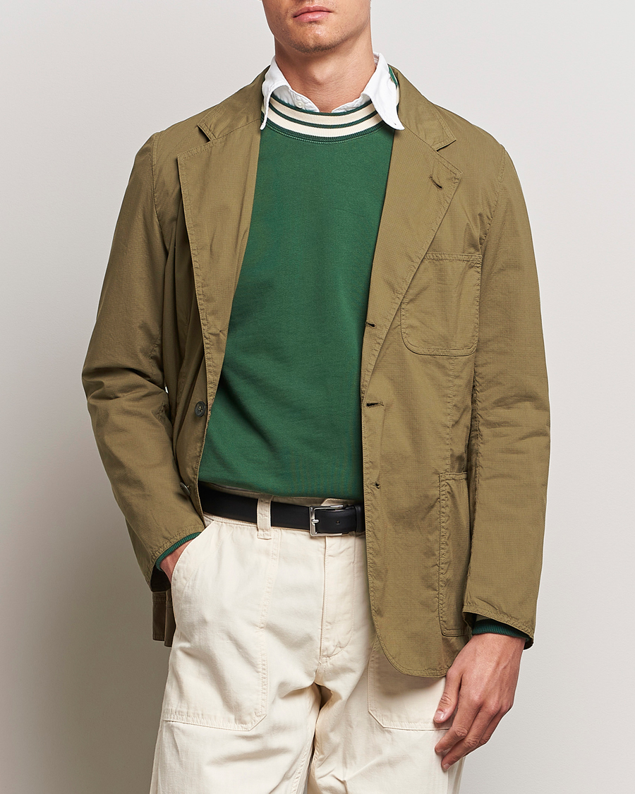 Homme | Sections | Drake\'s | MKVIII Lightweight Double Games Blazer Olive