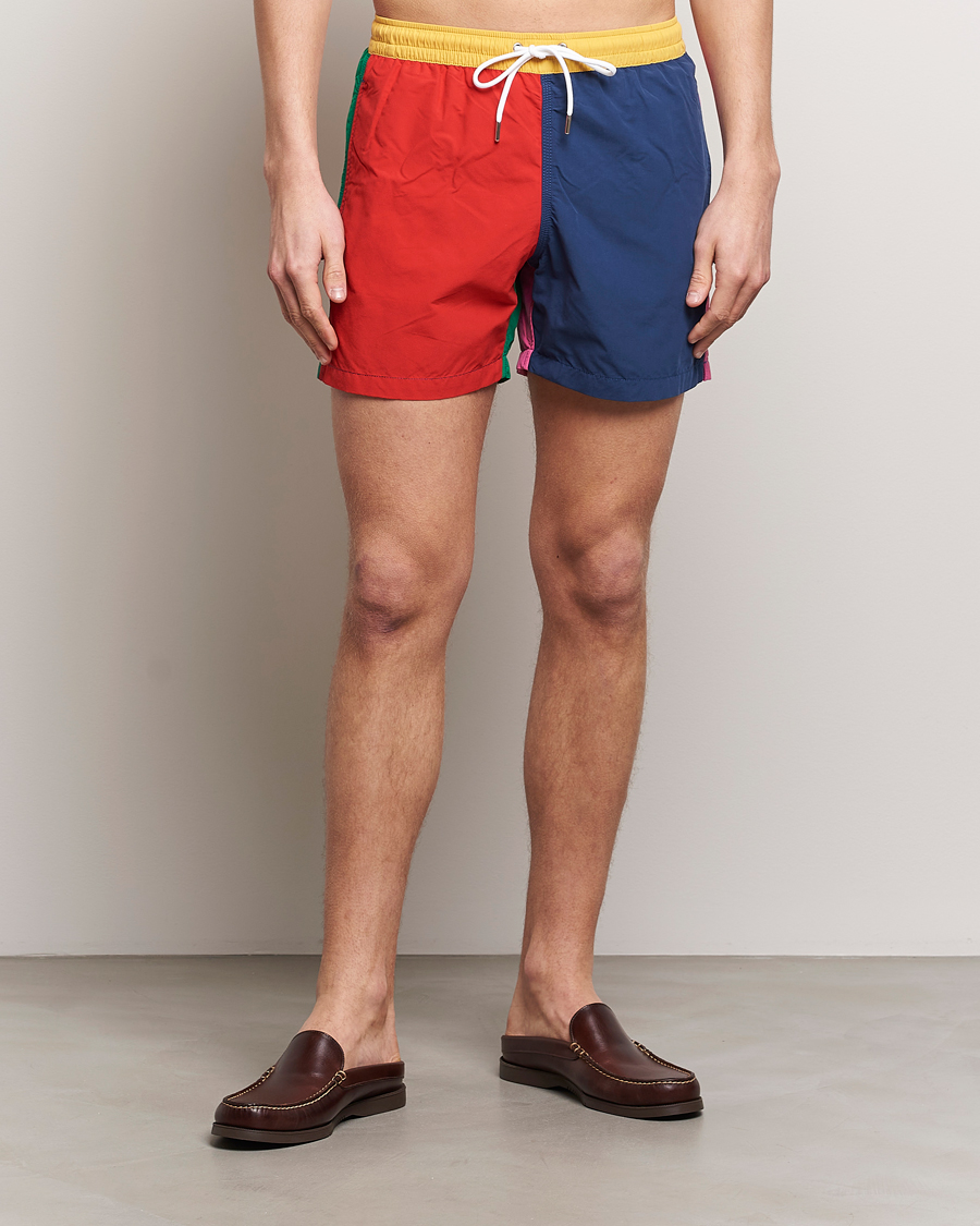Homme | Maillots De Bain | Drake's | Colourblock Swimshorts Multi