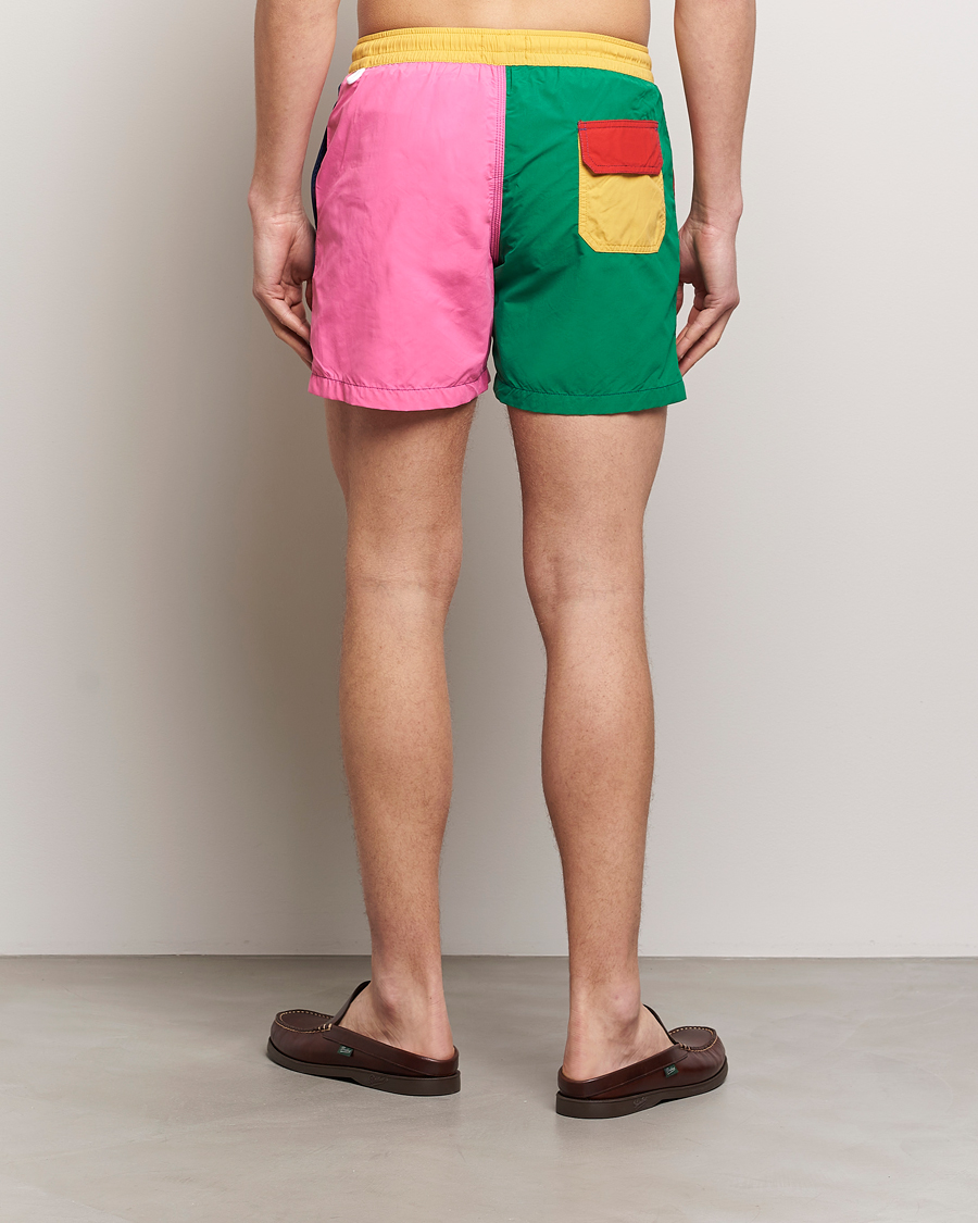 Homme | Maillots De Bain | Drake's | Colourblock Swimshorts Multi