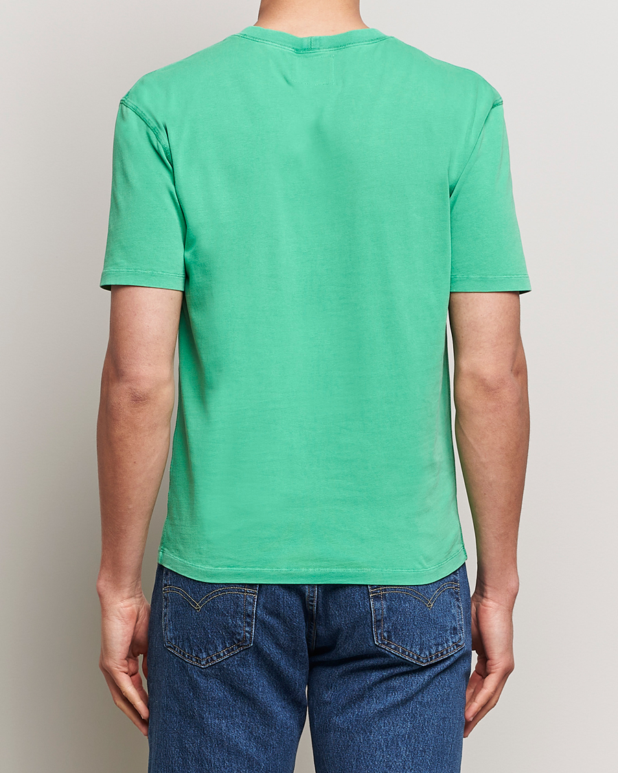 Homme | T-shirts | Drake's | Washed Hiking T-Shirt Green
