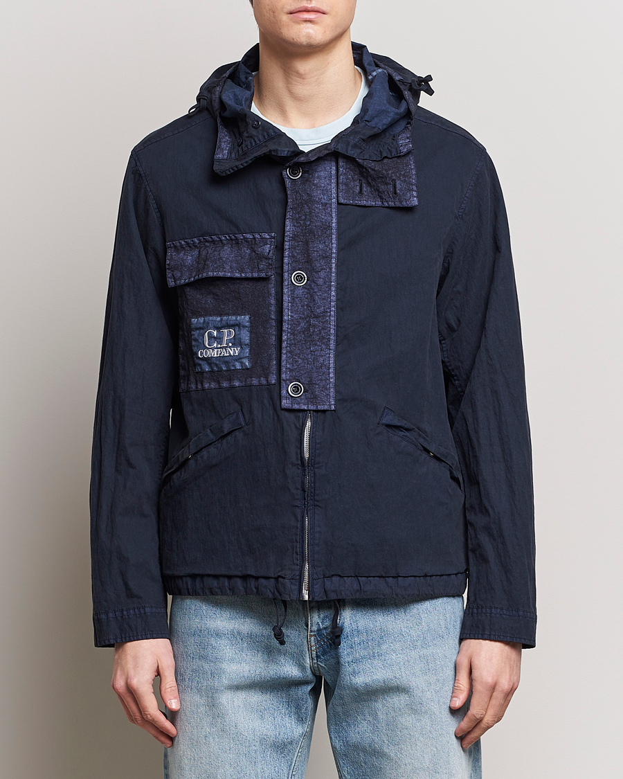 Homme | Manteaux Et Vestes | C.P. Company | 50 Filli Gum Cotton/Nylon Jacket Navy