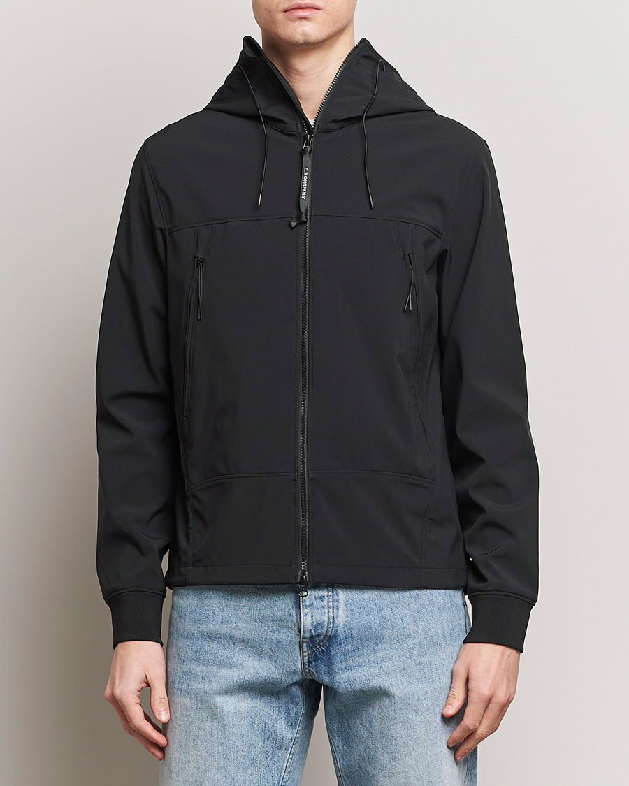 Homme |  | C.P. Company | Shell R Hooded Goggles Jacket Black