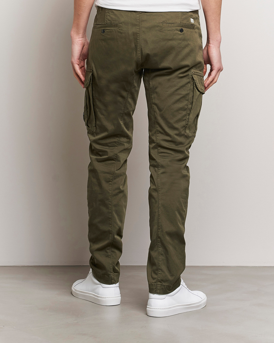 Homme | Pantalons | C.P. Company | Satin Stretch Cargo Pants Army