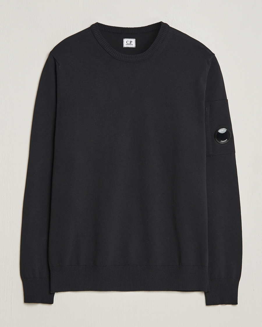 Homme | Pulls Et Tricots | C.P. Company | Old Dyed Cotton Crepe Crewneck Black