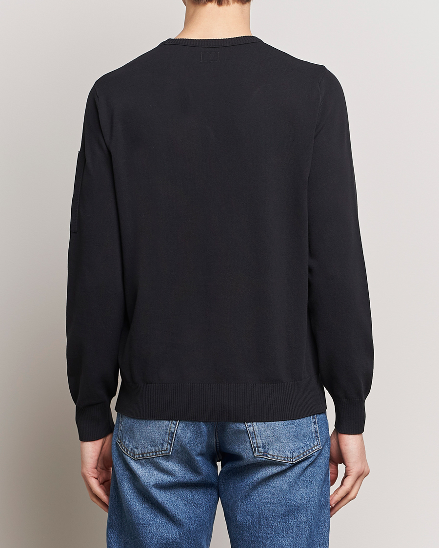 Homme | Pulls Et Tricots | C.P. Company | Old Dyed Cotton Crepe Crewneck Black