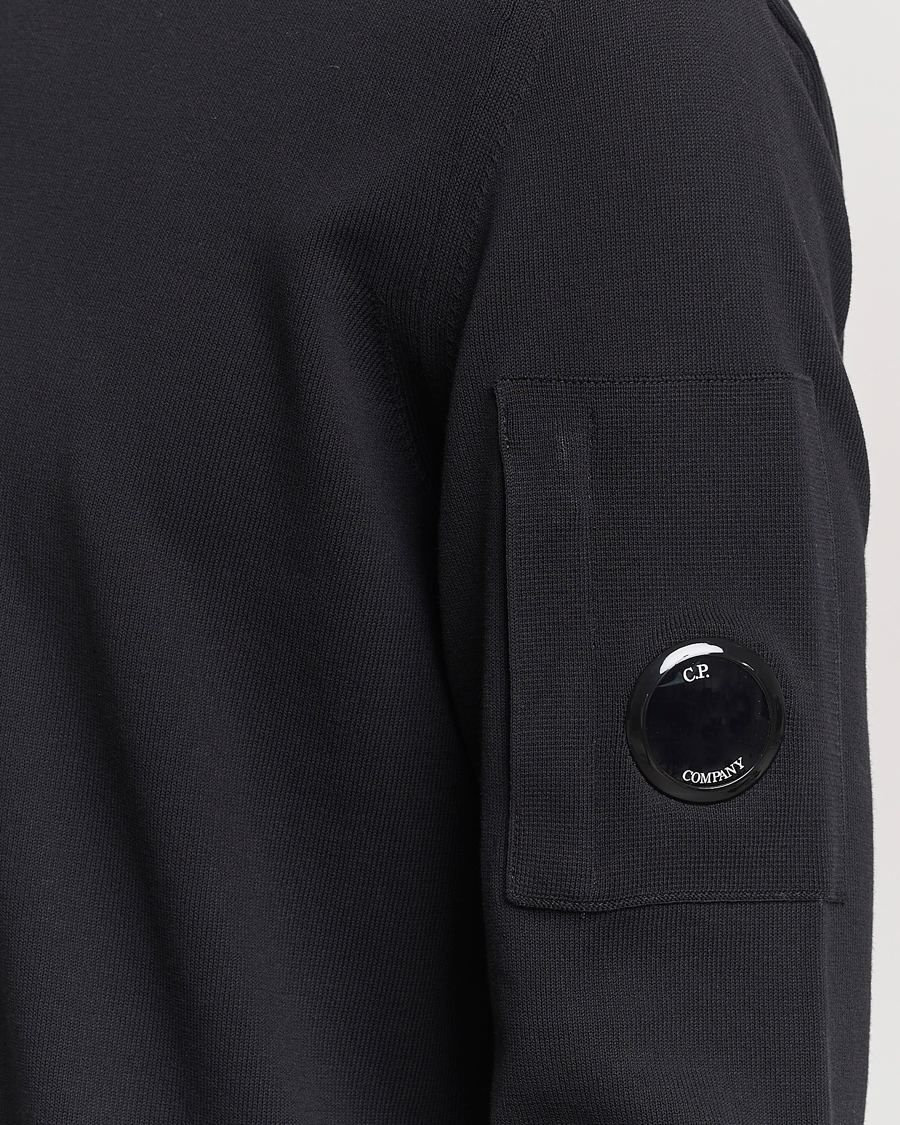 Homme | Pulls Et Tricots | C.P. Company | Old Dyed Cotton Crepe Crewneck Black