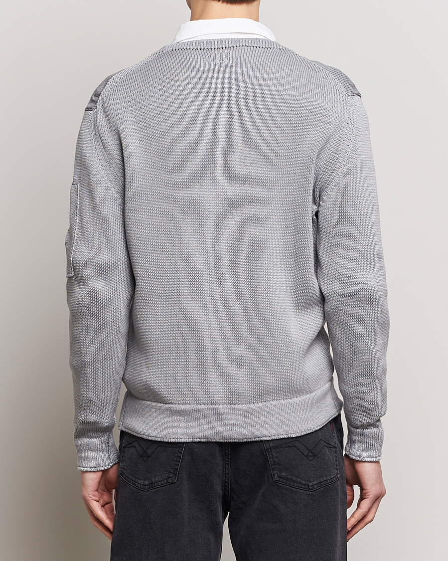 Homme | Pulls Et Tricots | C.P. Company | Compact Cotton Lens Cardigan Light Grey