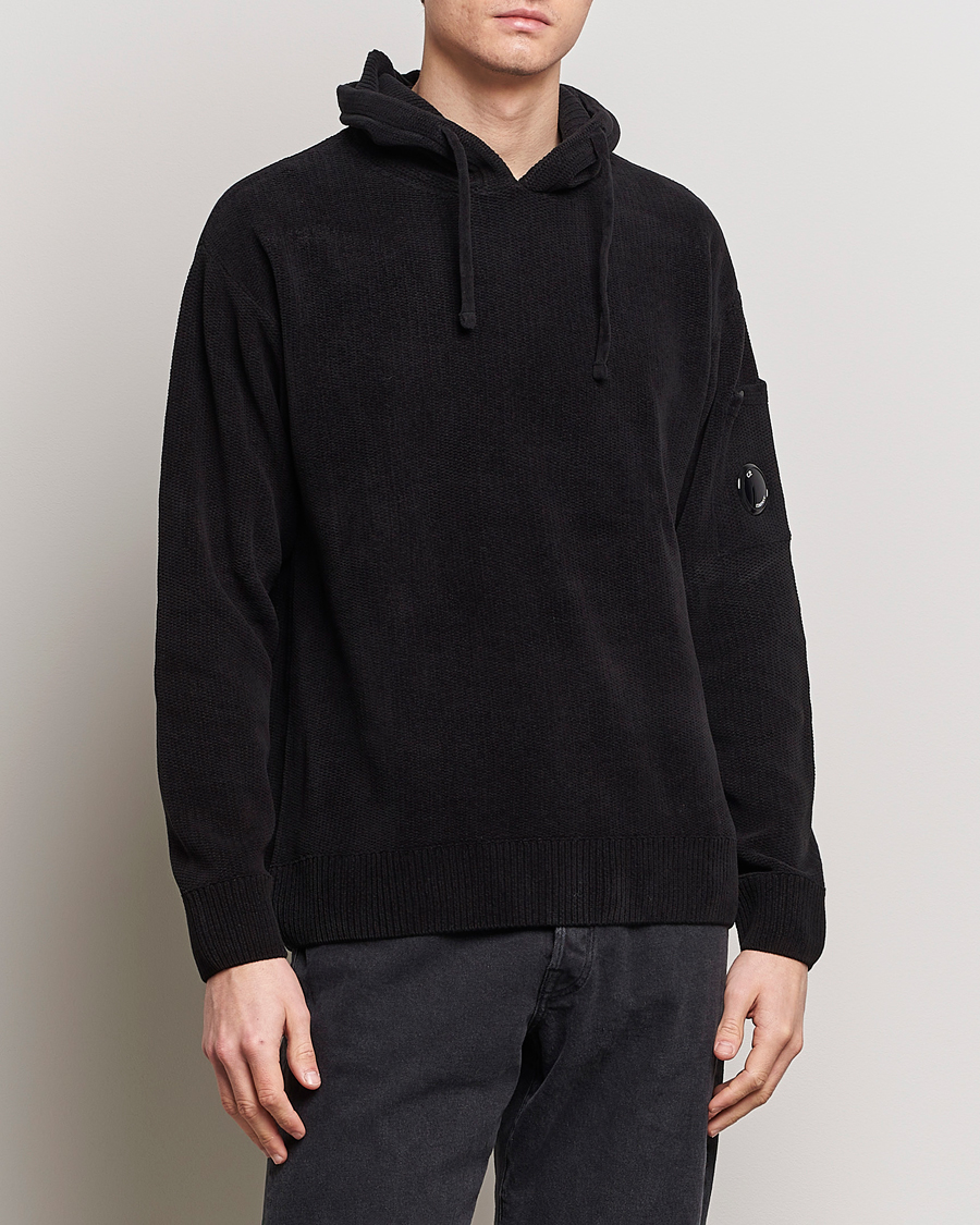 Homme | Sections | C.P. Company | Cotton Chenille Hood Black