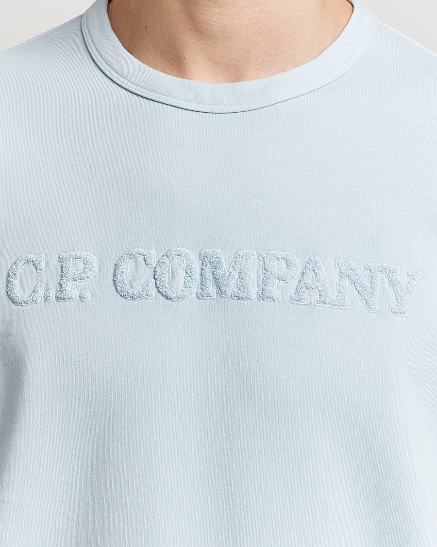 Homme | Pulls Et Tricots | C.P. Company | Resist Dyed Cotton Logo Sweatshirt Mint