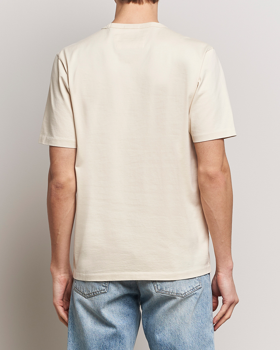 Homme | T-shirts | C.P. Company | Mercerized Heavy Cotton Logo T-Shirt Ecru