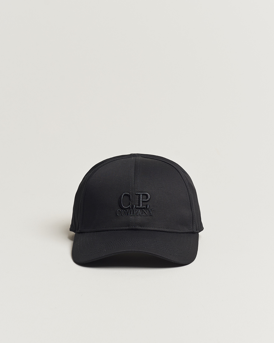 Homme | C.P. Company Cotton Gabardine Cap Black | C.P. Company | Cotton Gabardine Cap Black