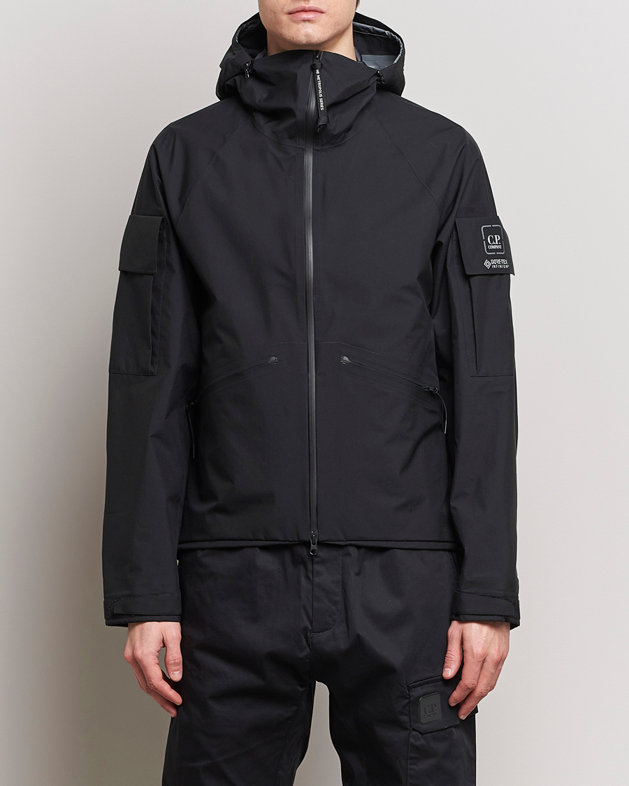 Men |  | C.P. Company | Metropolis GORE-TEX Nylon Hooded Jacket Black