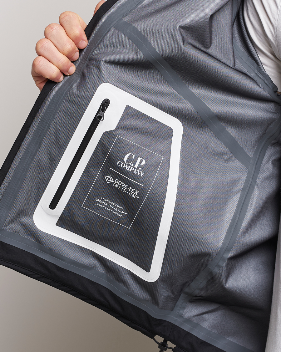 Homme | Manteaux Et Vestes | C.P. Company | Metropolis GORE-TEX Nylon Hooded Jacket Black