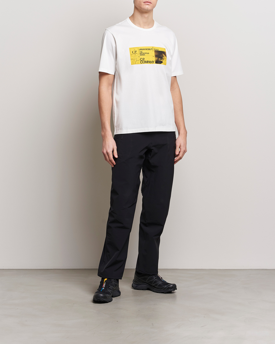 Homme | T-shirts | C.P. Company | Metropolis Mercerized Jersey Logo T-Shirt White