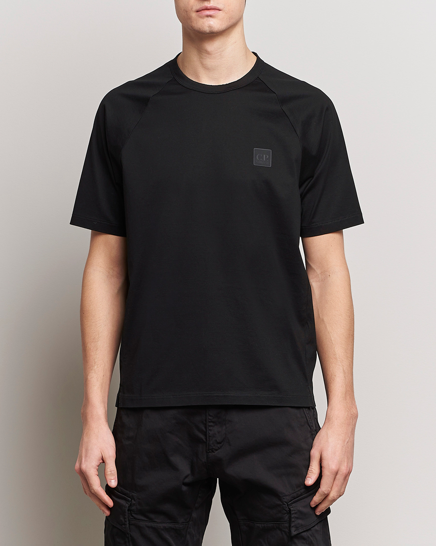 Homme | Contemporary Creators | C.P. Company | Metropolis Mercerized Jersey Tonal Logo T-Shirt Black