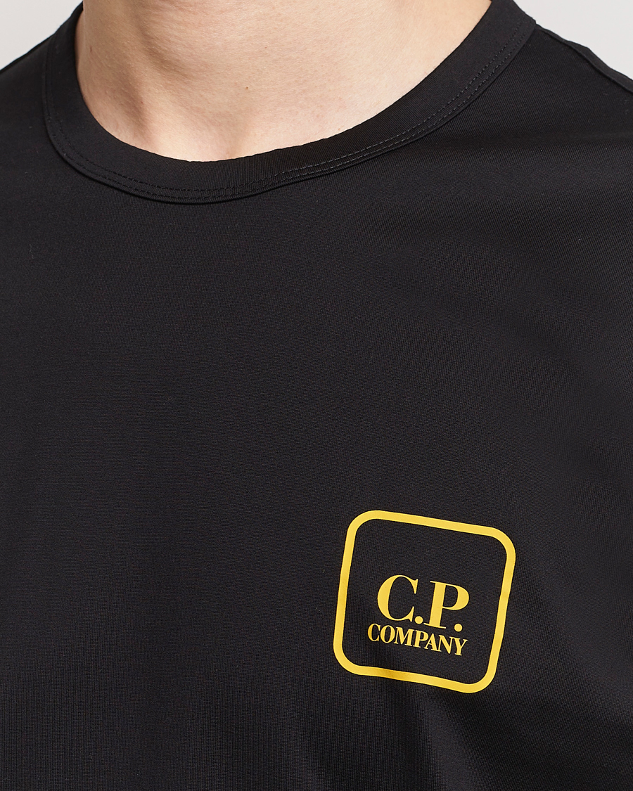 Homme | T-shirts | C.P. Company | Metropolis Mercerized Jersey Back Logo T-Shirt Black