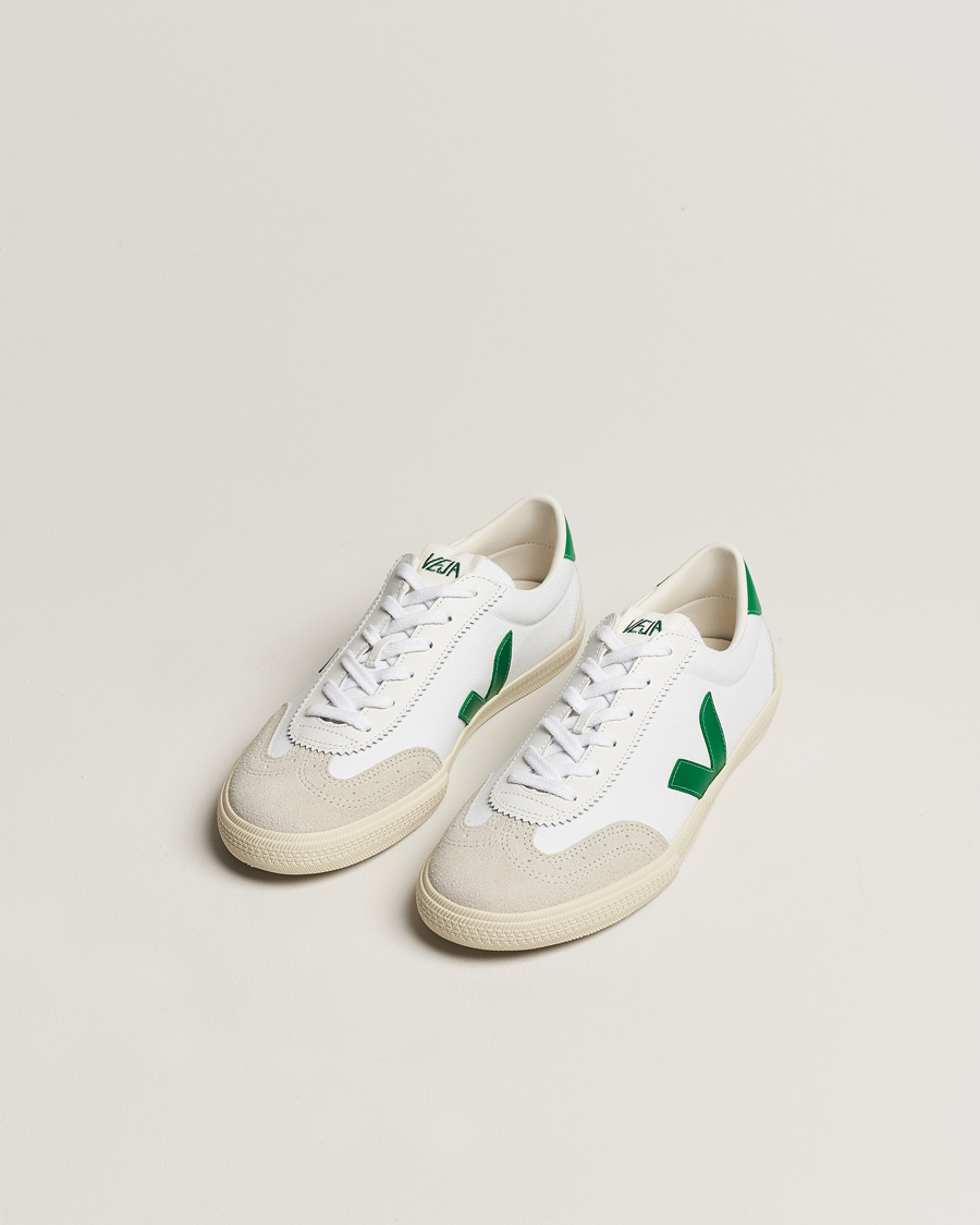 Homme | Veja Volley Sneaker White/Emeraude | Veja | Volley Sneaker White/Emeraude