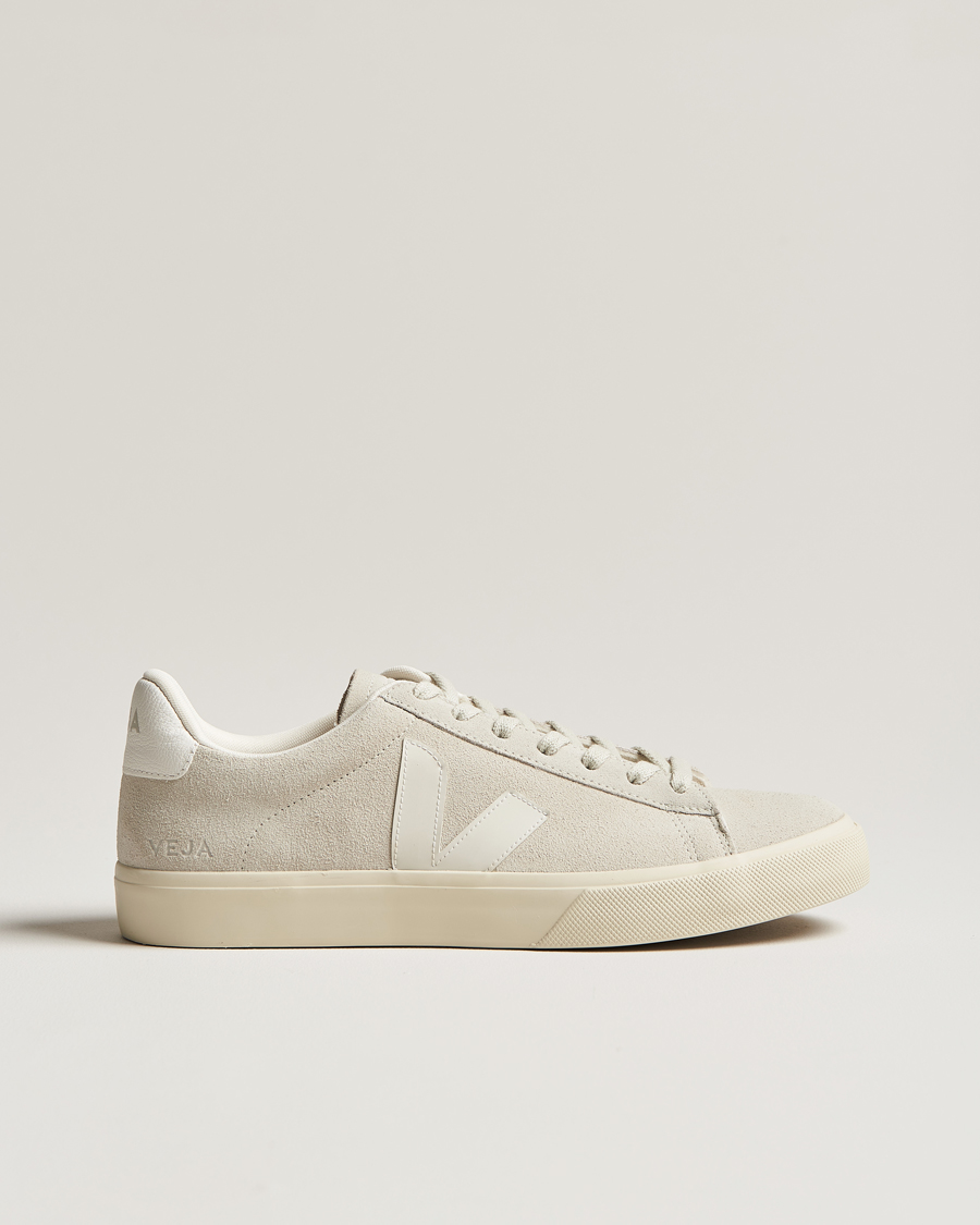 Homme | Veja Campo Suede Sneaker Natural White | Veja | Campo Suede Sneaker Natural White