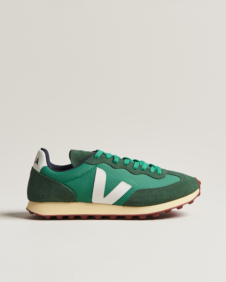 Homme | Veja Rio Branco Running Sneaker Emeraude/White | Veja | Rio Branco Running Sneaker Emeraude/White