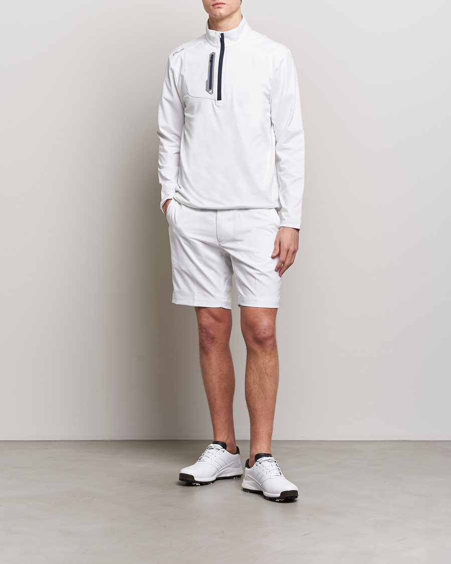 Homme | Pulls Et Tricots | RLX Ralph Lauren | Luxury Jersey Half Zip Ceramic White