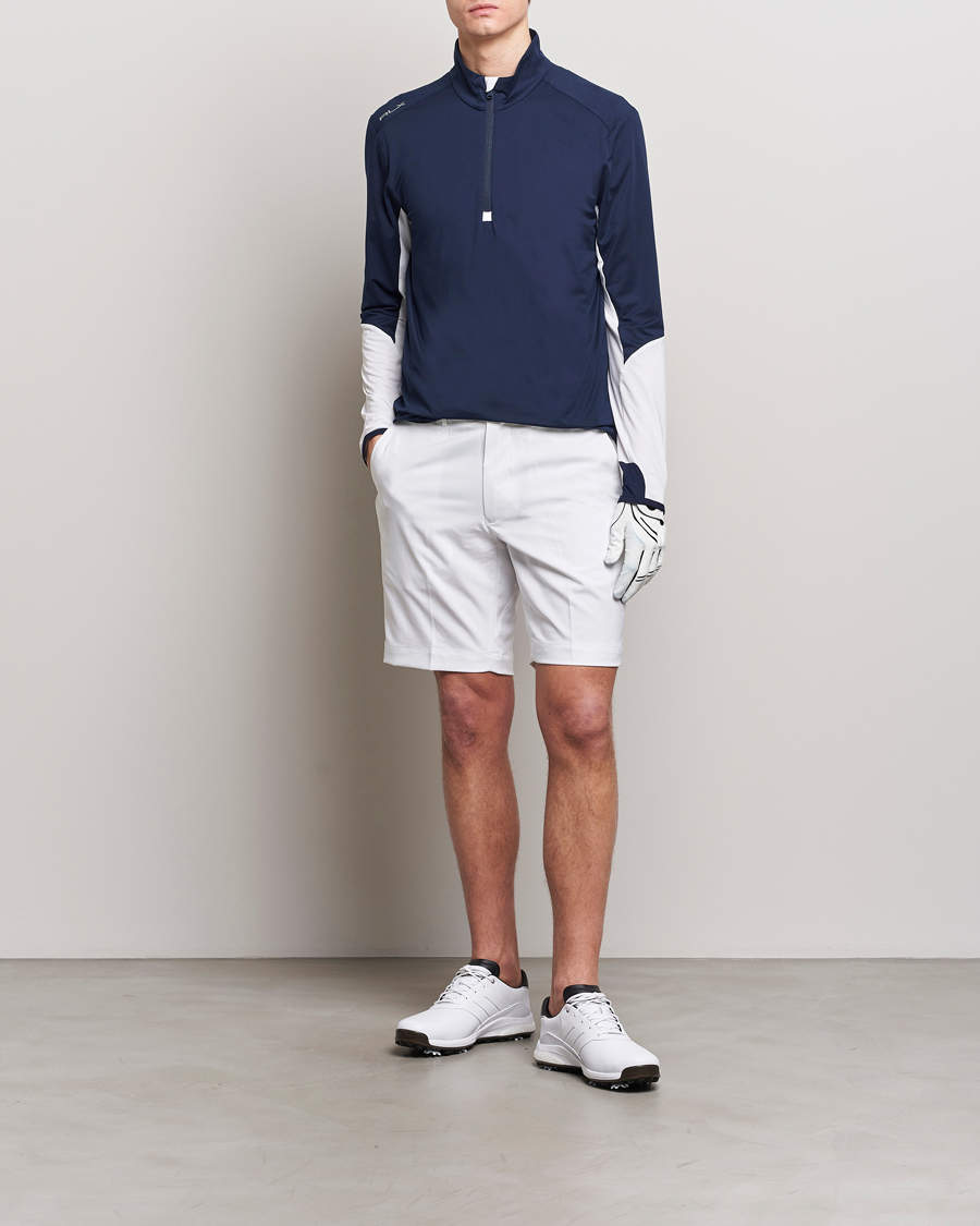 Homme | Pulls Et Tricots | RLX Ralph Lauren | Long Sleeve Airflow Half Zip Navy/White