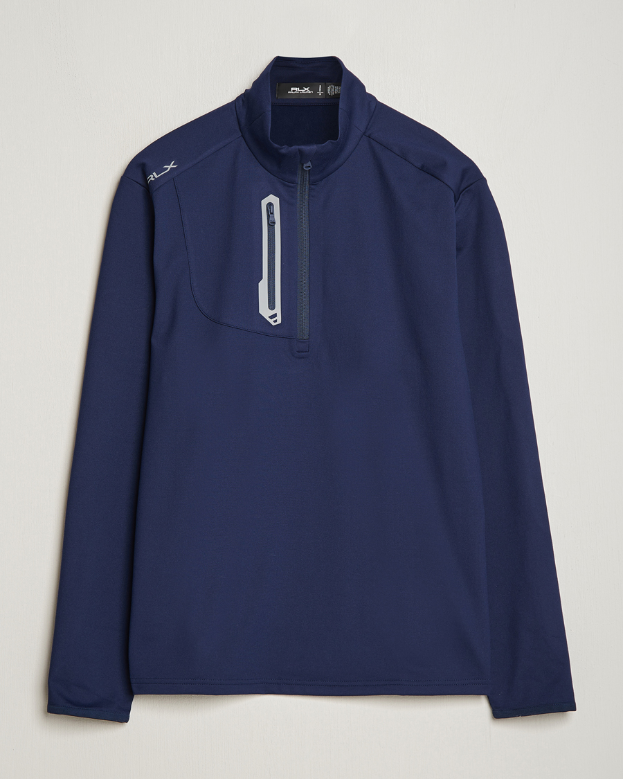 Homme | Pulls Et Tricots | RLX Ralph Lauren | Luxury Jersey Half Zip Refined Navy