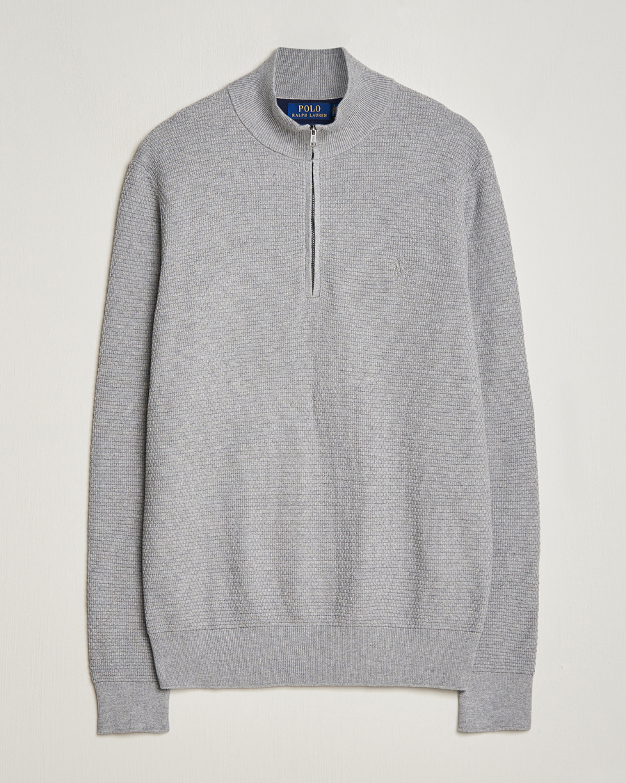 Homme | Pulls Et Tricots | Polo Ralph Lauren Golf | Cotton Jersey Half Zip Andover Heather