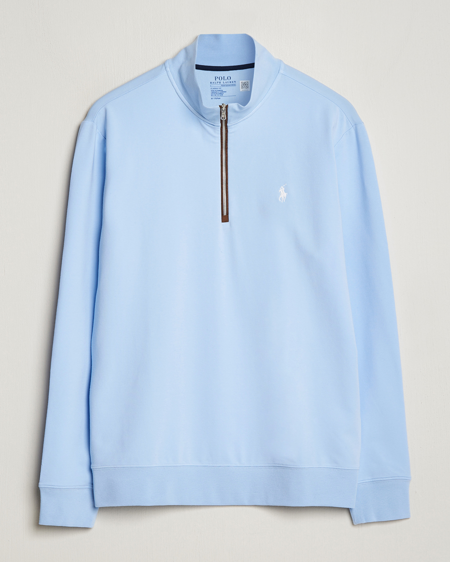 Homme | Pulls Et Tricots | Polo Ralph Lauren Golf | Terry Jersey Half Zip Sweater Office Blue