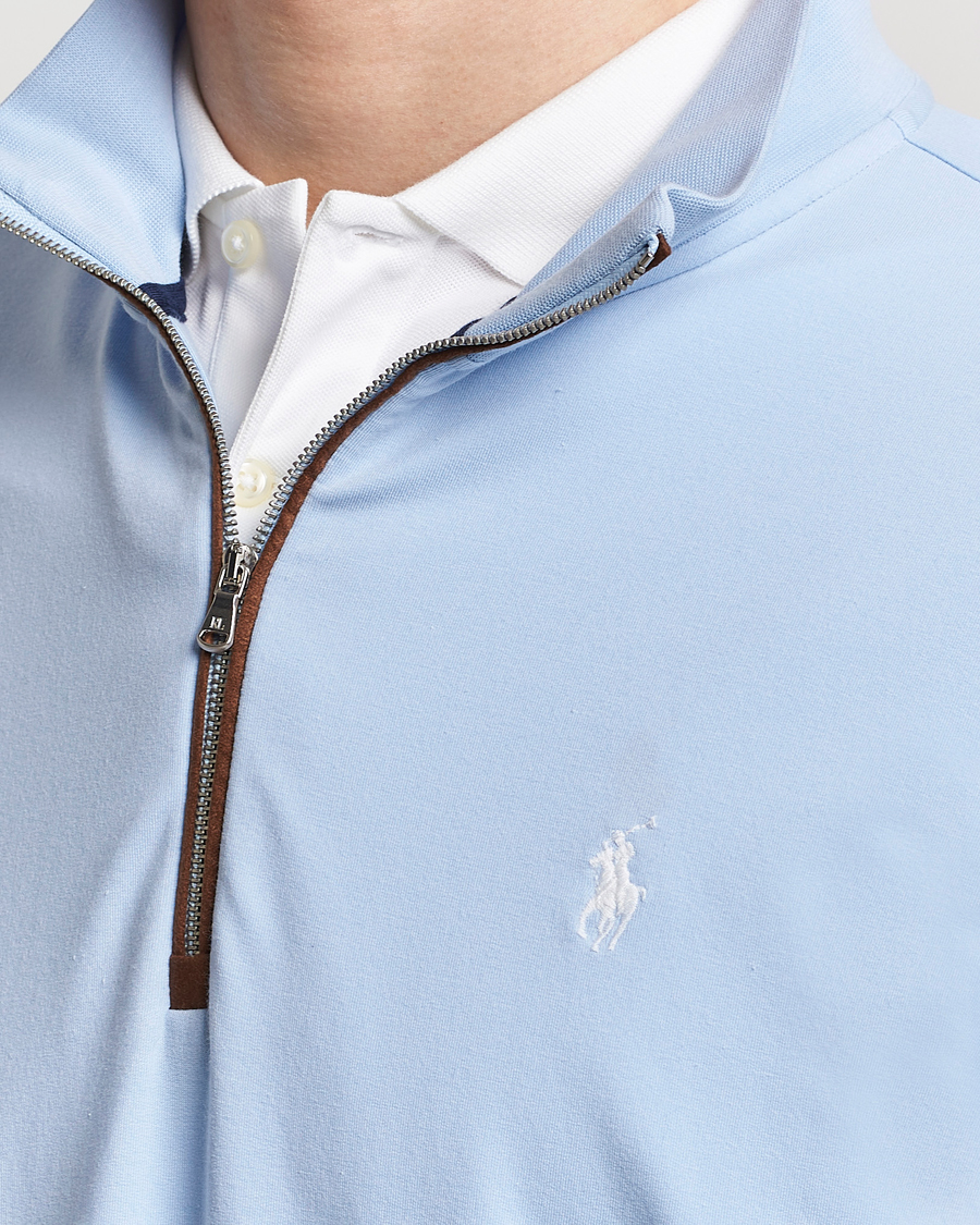 Homme | Pulls Et Tricots | Polo Ralph Lauren Golf | Terry Jersey Half Zip Sweater Office Blue