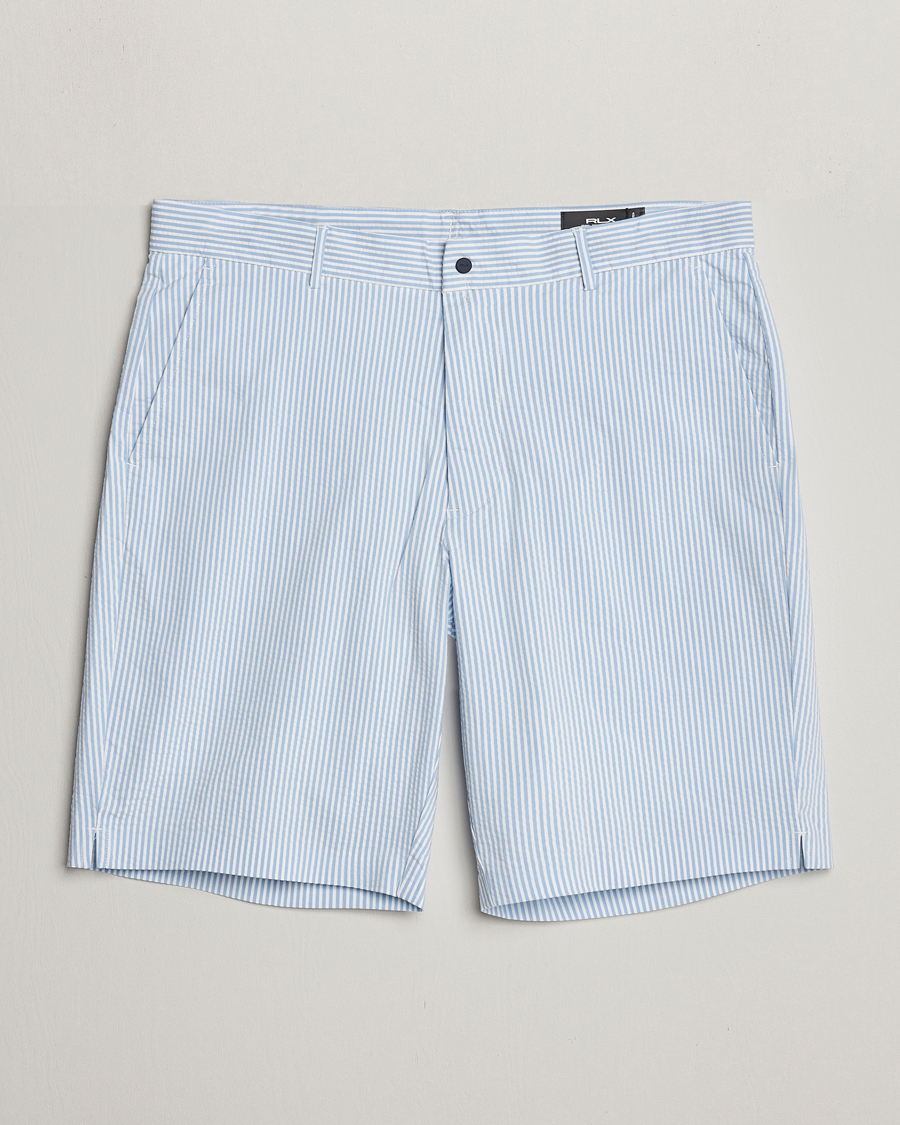 Homme | Shorts | RLX Ralph Lauren | Seersucker Golf Shorts Blue/White