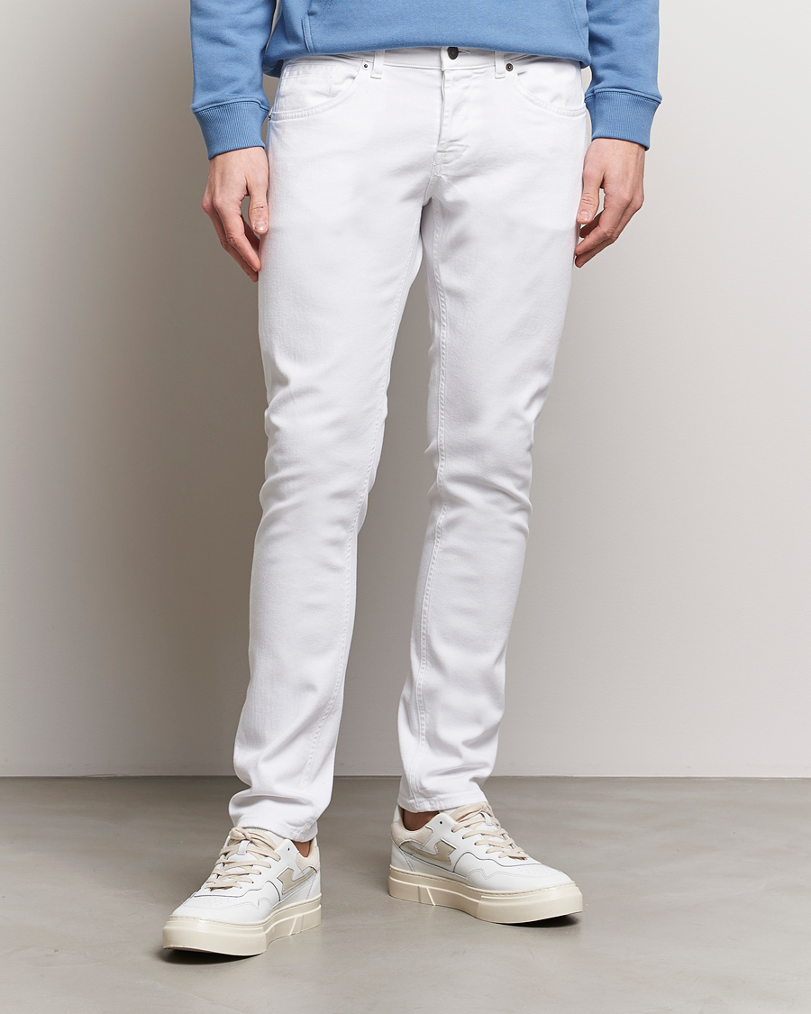 Homme | Dondup | Dondup | George Bullstretch Jeans White