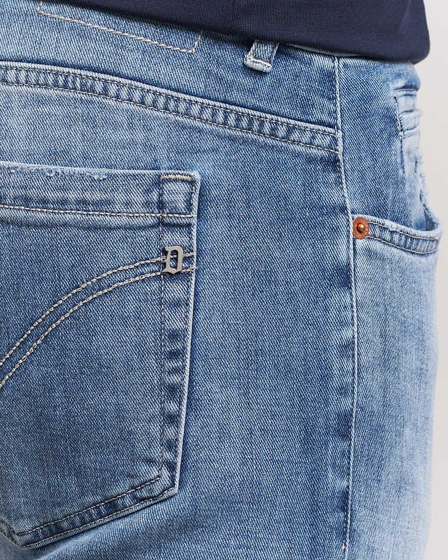 Homme | Jeans | Dondup | George Distressed Jeans Light Blue