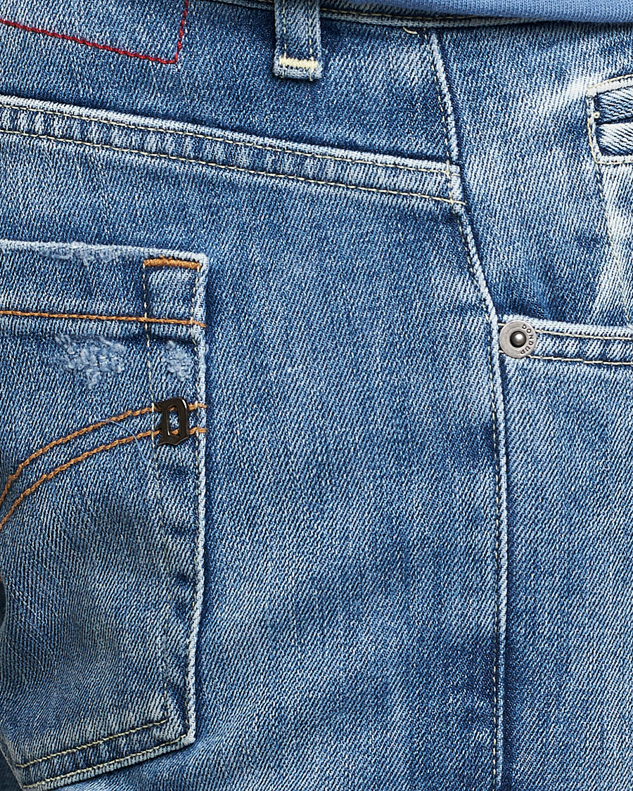 Homme | Jeans | Dondup | George Distressed Jeans Light Blue