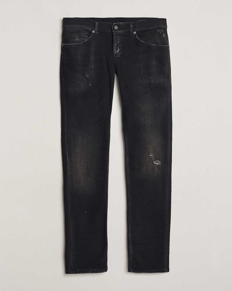 Homme | Jeans | Dondup | George Distressed Jeans Washed Black