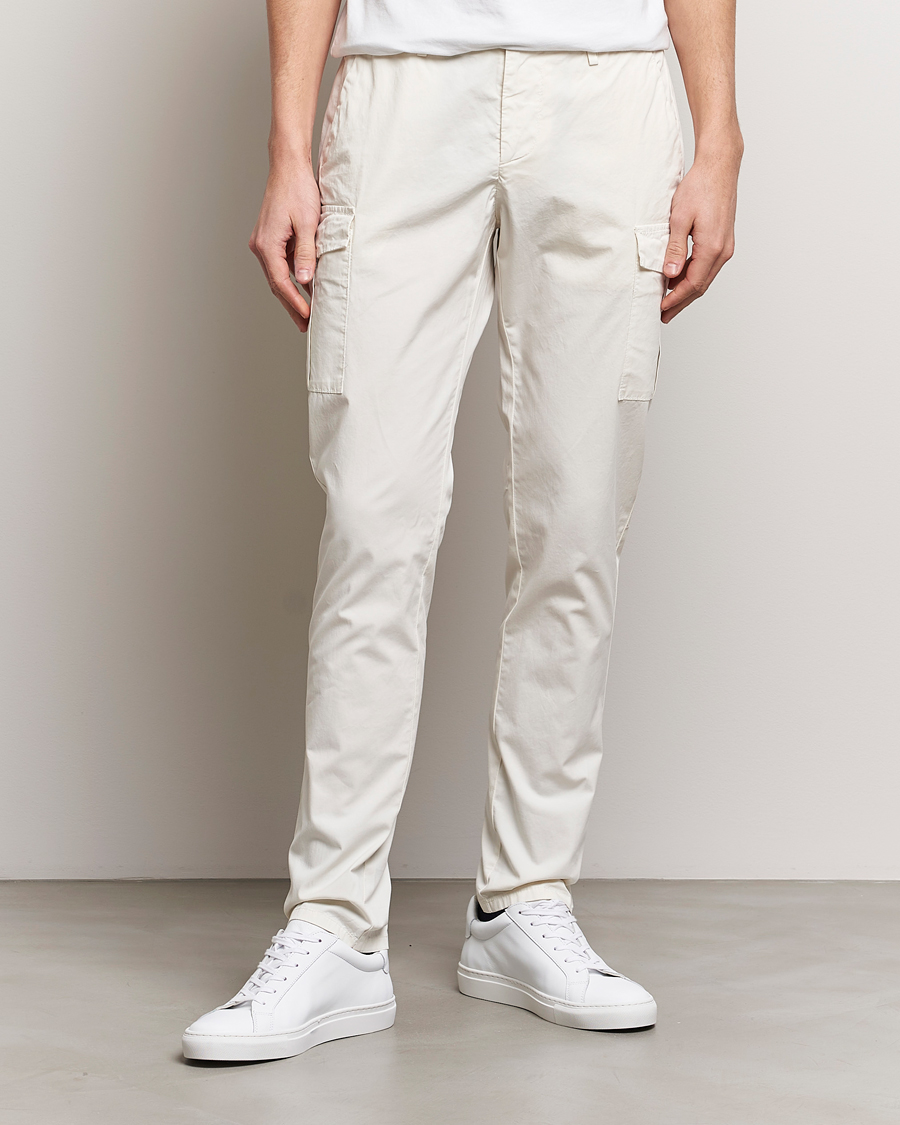 Homme | Vêtements | Dondup | Eddie Cargo Pants Off White