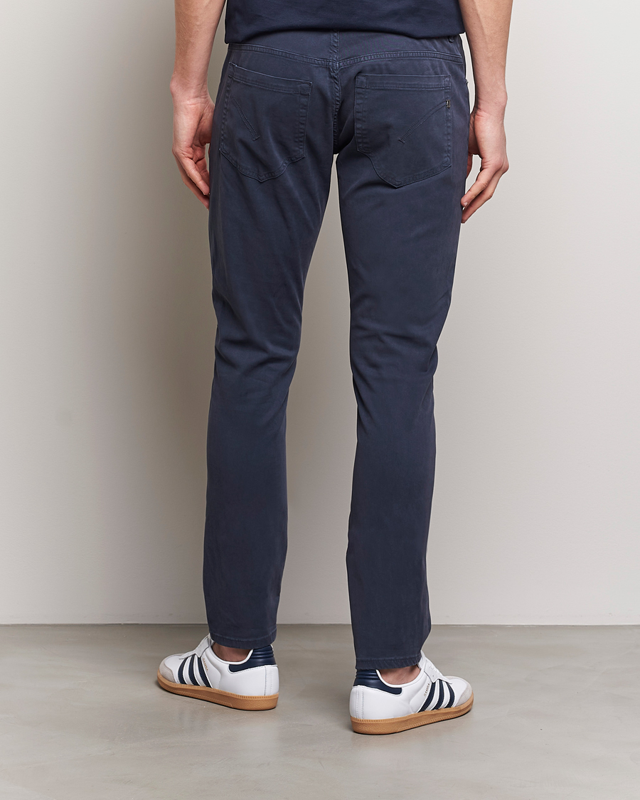 Homme | Pantalons | Dondup | George Gabardine 5-Pocket Navy