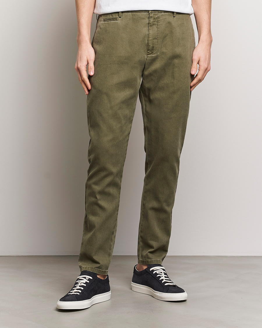 Homme | Chinos | Dondup | Joe Cotton Chinos Olive Green