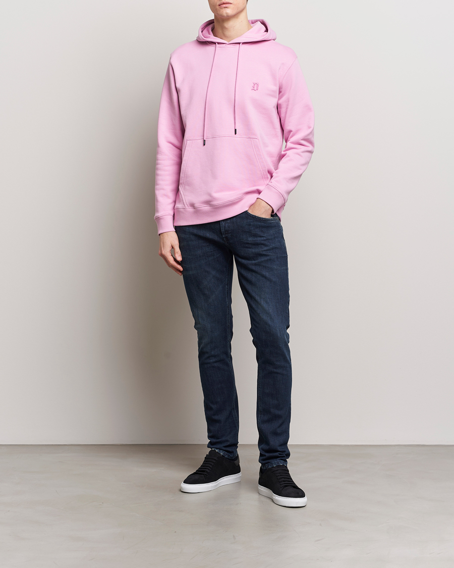 Homme | Pulls Et Tricots | Dondup | Logo Hoodie Washed Pink