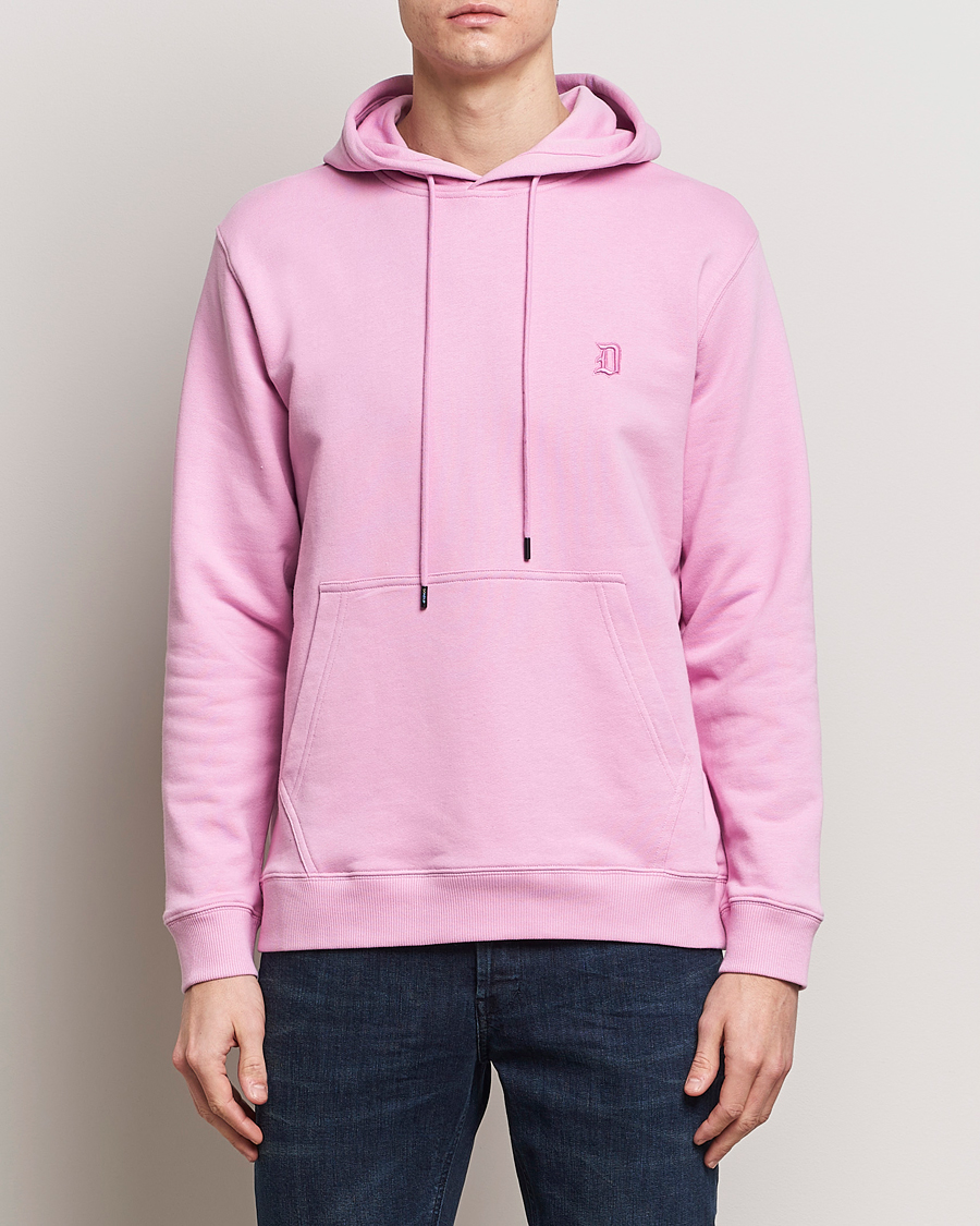 Homme | Sweat-Shirts À Capuche | Dondup | Logo Hoodie Washed Pink