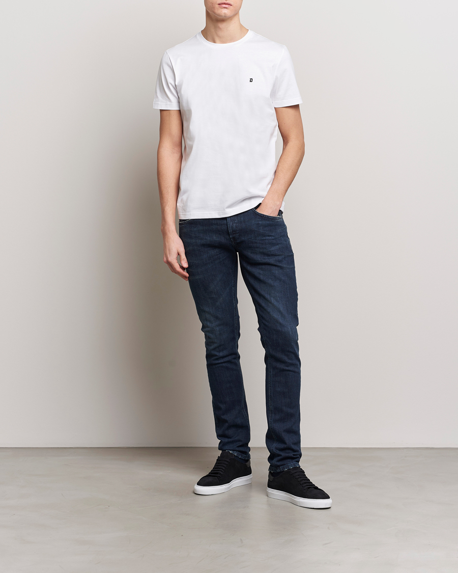 Homme | T-shirts | Dondup | Logo Crew Neck T-Shirt White