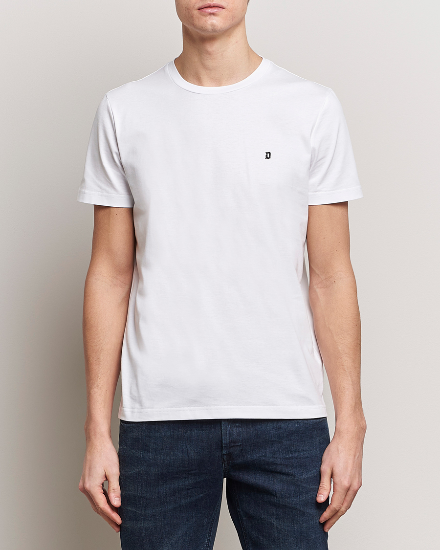 Homme |  | Dondup | Logo Crew Neck T-Shirt White
