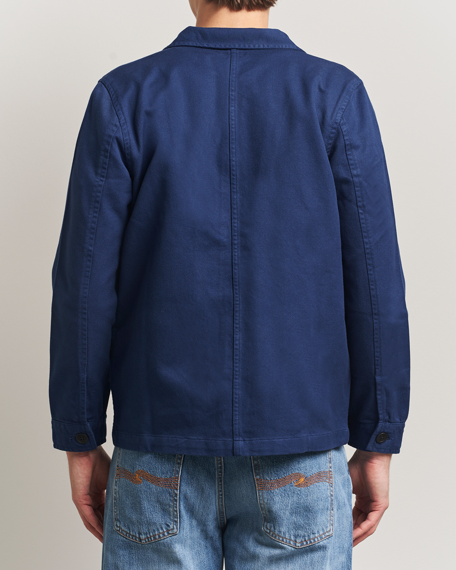 Homme | Chemises | Nudie Jeans | Barney Worker Overshirt Mid Blue