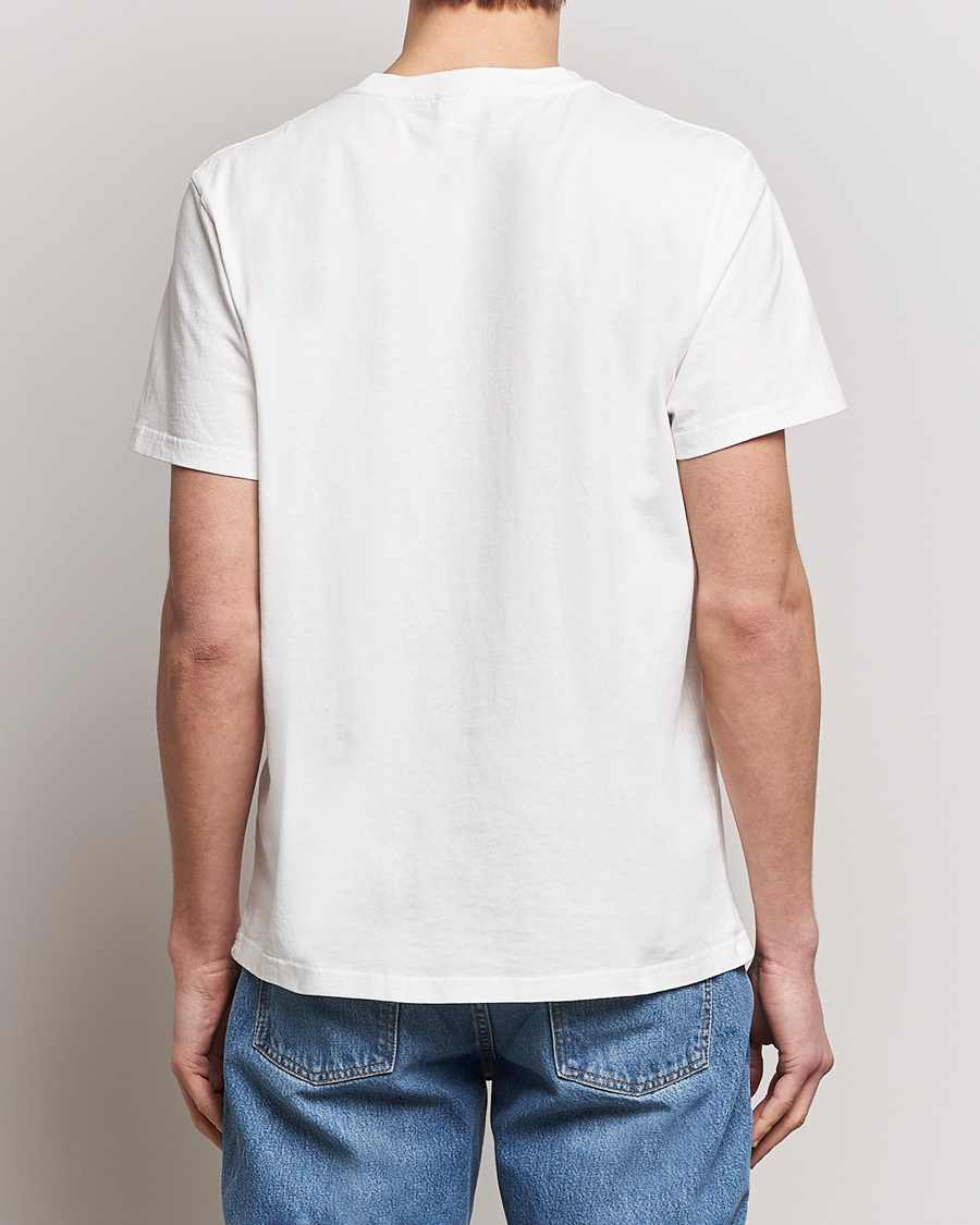 Homme | T-shirts | Nudie Jeans | Roy Printed Crew Neck T-Shirt Off White