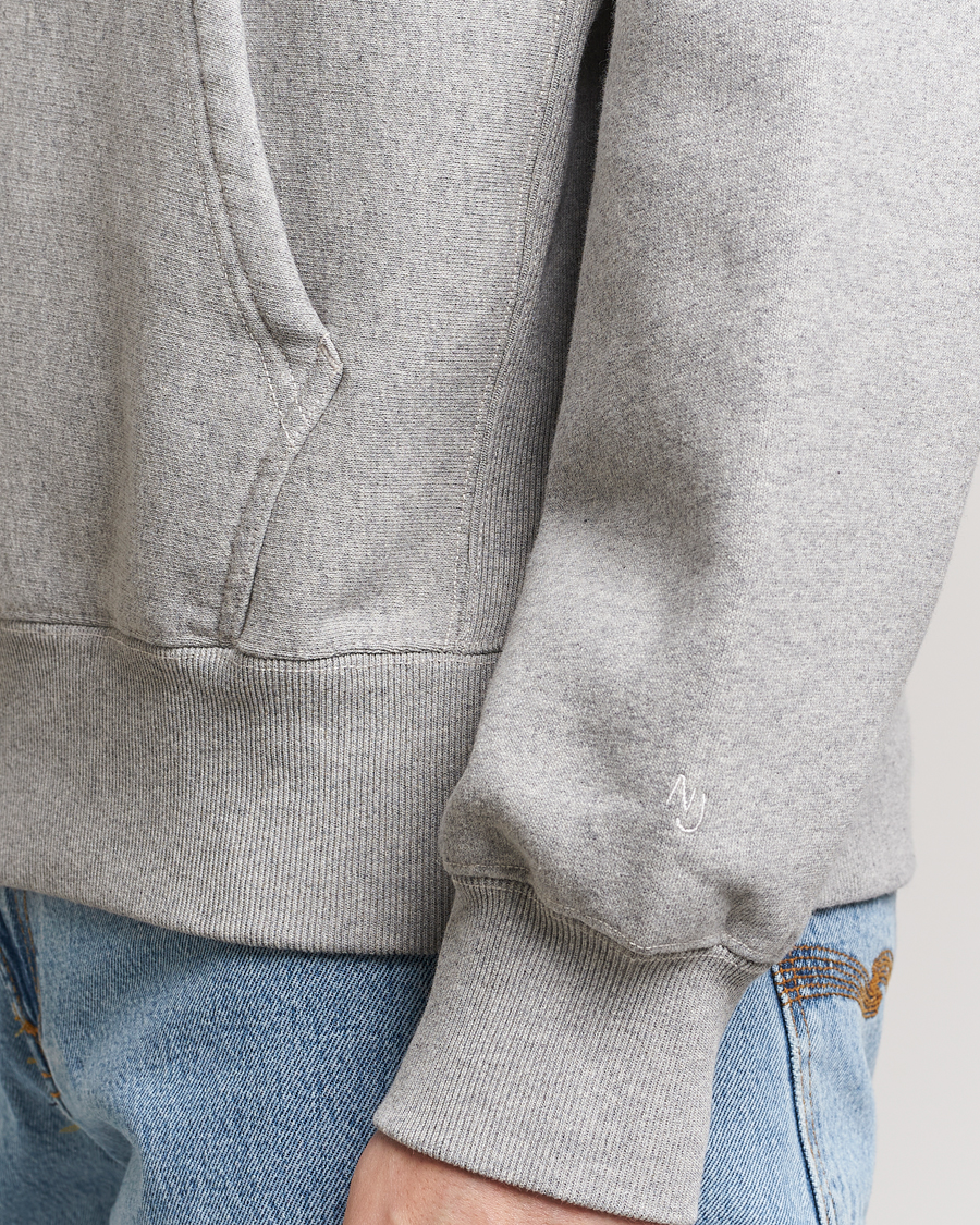 Homme | Pulls Et Tricots | Nudie Jeans | Fredrik Hoodie Grey Melange