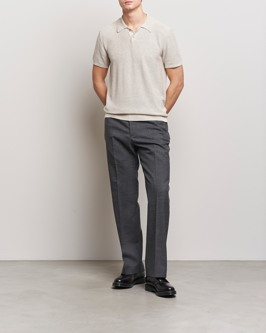 Homme | Polos | A.P.C. | Jay Knitted Polo Beige