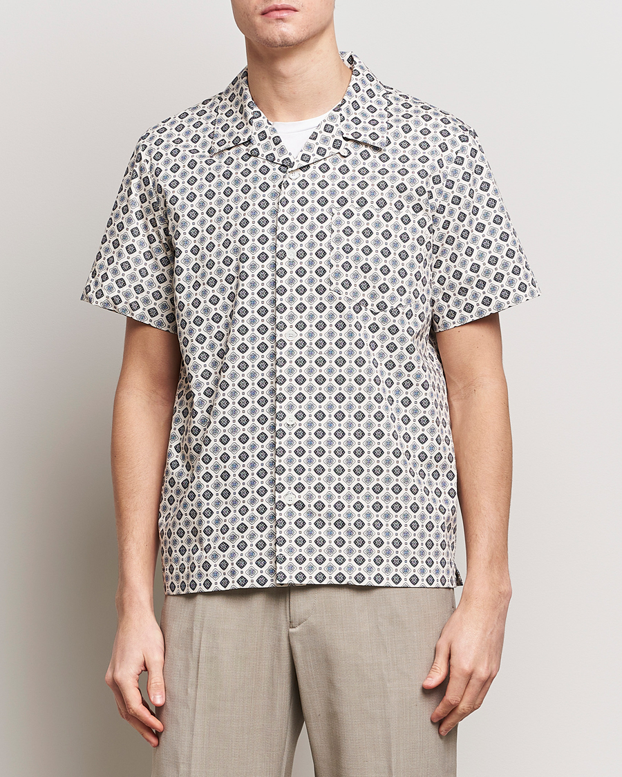 Homme | Chemises À Manches Courtes | A.P.C. | Lloyd Printed Resort Shirt Off White